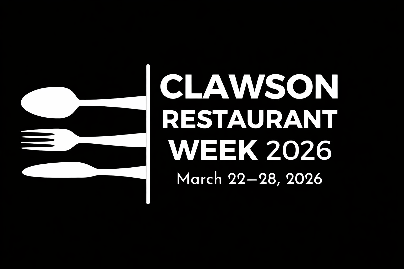 Clawson Restaurant Week 2026 graphic