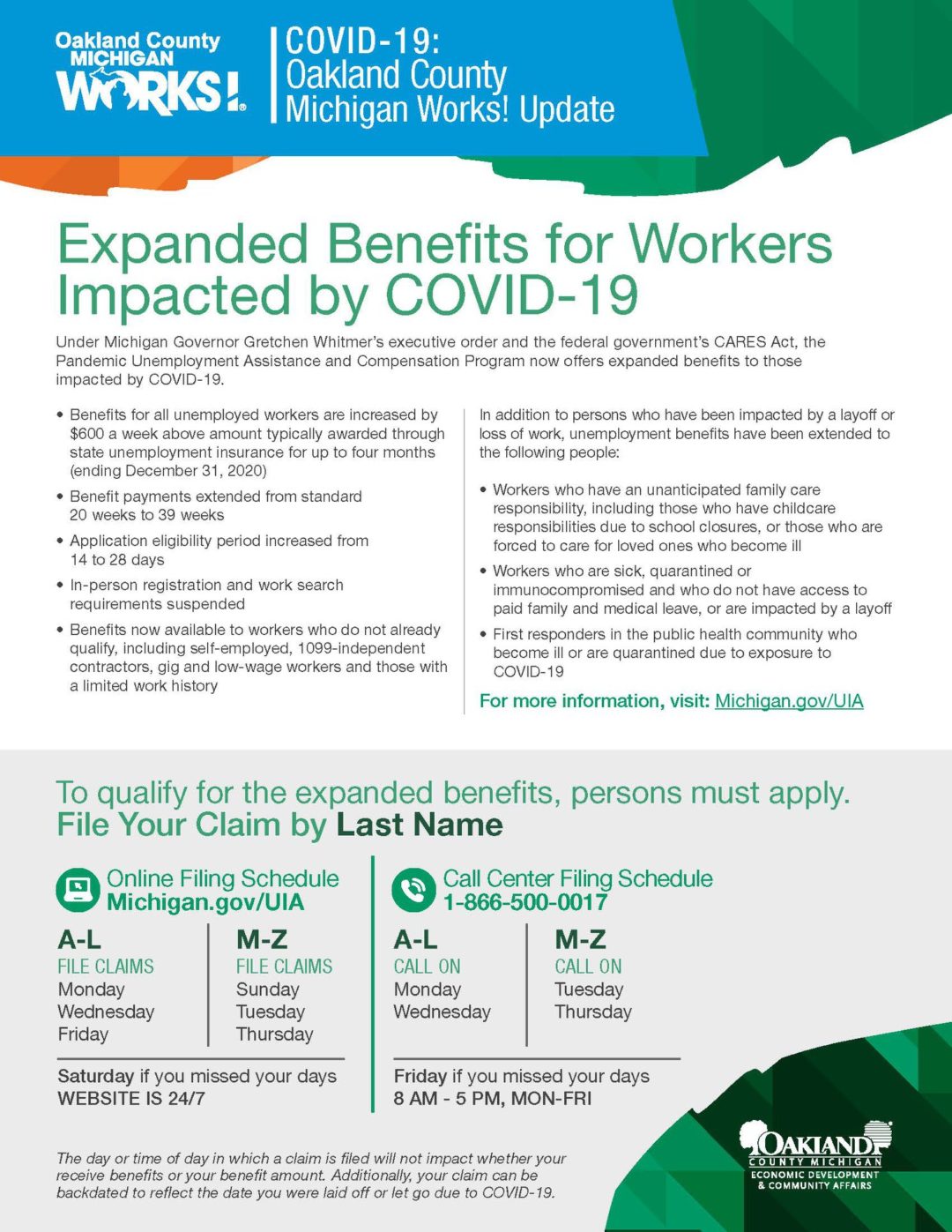 Unemployment Assistance; What you need to know Downtown Clawson